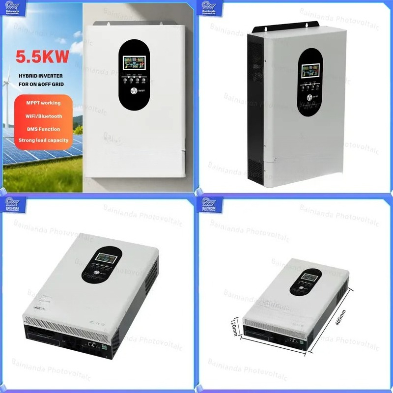Hybrid Solar Inverter 5.5Kw Mppt 48V - Hybrydowy inwerter solarny 3kW 5.5kW 110V