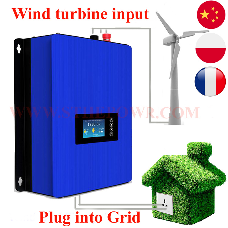 Grid Tie Inverter Limiter 2000W - Falownik siatkowy 2000W 1000W z ogranicznikiem
